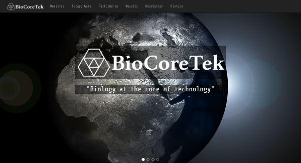 BioCoreTek 2015 Screenshot Header