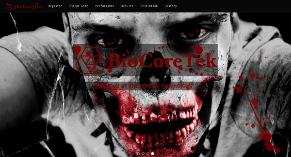 BioCoreTek 2015 Screenshot Header Zombie Effect Face
