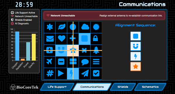 BioCoreTek 2016 App Screenshot Communications