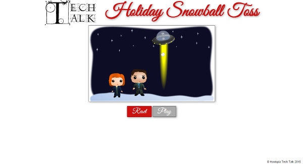 Holiday 2015 Snowball Toss Screenshot